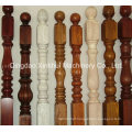 Customized Curved Solid Wood Legs/ Baluster Columns/ Newelpost/ Twisting Wood /Buffing/ Burnishing Making Automatic CNC Polisher Glazing Machine